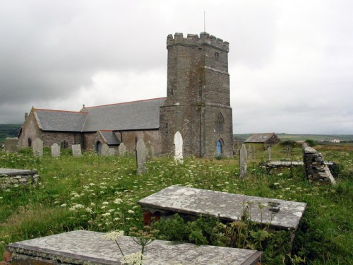 Old Parish Church, consacrated to / dedicada a St. Materiana.
