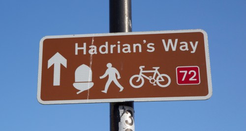 Rumo à Muralha de Adriano / On my way to Hadrian's Wall