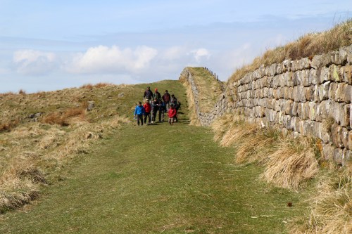 Dia movimentado na Muralha de Adriano/ Busy day at Hadrian's Wall