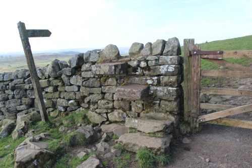 Subindo pelo lado oeste do forte há uma escada que conduz o caminhante de volta à Trilha. / One can rejoin the Path by wandering up by the west side of the fort to a step-stile.