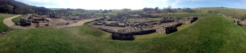 Escavação em Vindolanda Roman Fort - excavation 