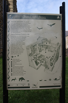 Thirlwall Castle as it once has been  / Como era o Castelo