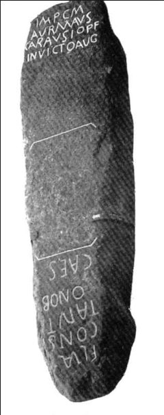 Carausius' milestone