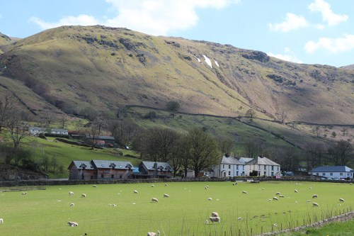 Pastos, fazendas / Pastures, farmyards, Lake District, Cumbria
