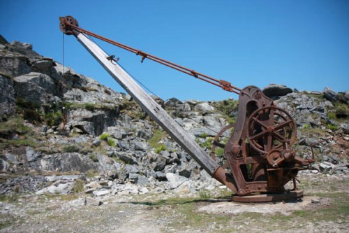 Máquina da antiga mina / Old coal mine machinery