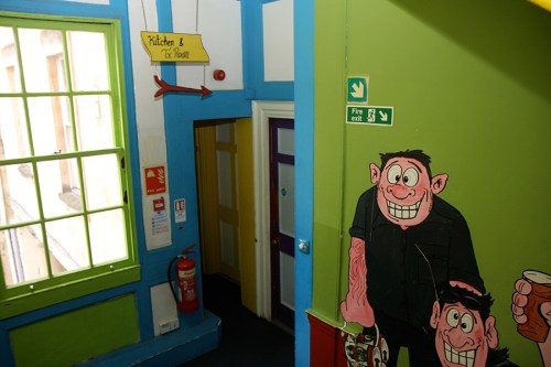 Interior do albergue - Inside my hostel