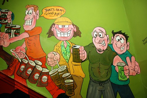 Escada do albergue - Hostel stairs