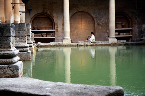Vista da Banheira Real no térreo / The Royal Bath, ground level