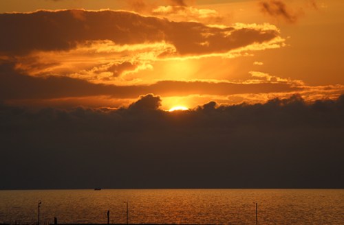 Sunset / por do sol em Peel