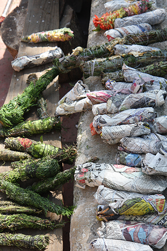 Rolos de ervas aromáticas/ Aromatic herbs rolls