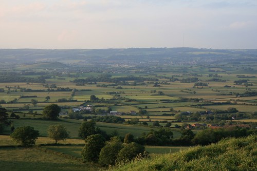 Glastonbury vista do Tor / Glastonbury view from the Tor